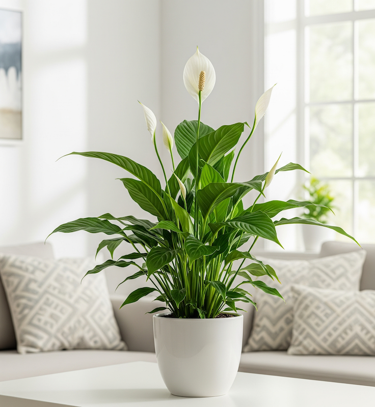 Peace Lily in the pot