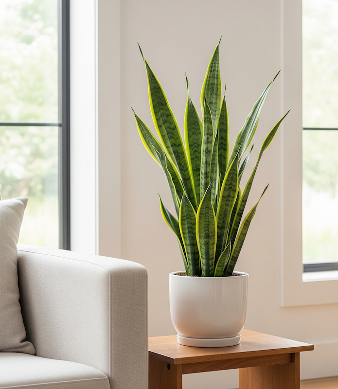 Snake Plant in the pot